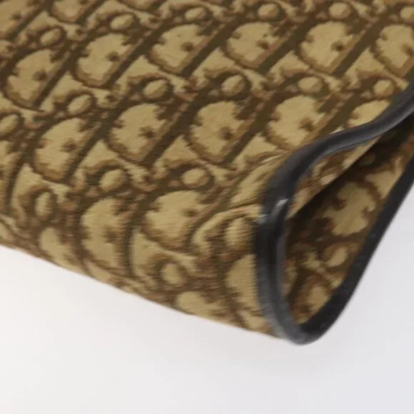 Authentic Christian Dior Trotter Canvas Shoulder Bag Brown - Picture 7 of 16